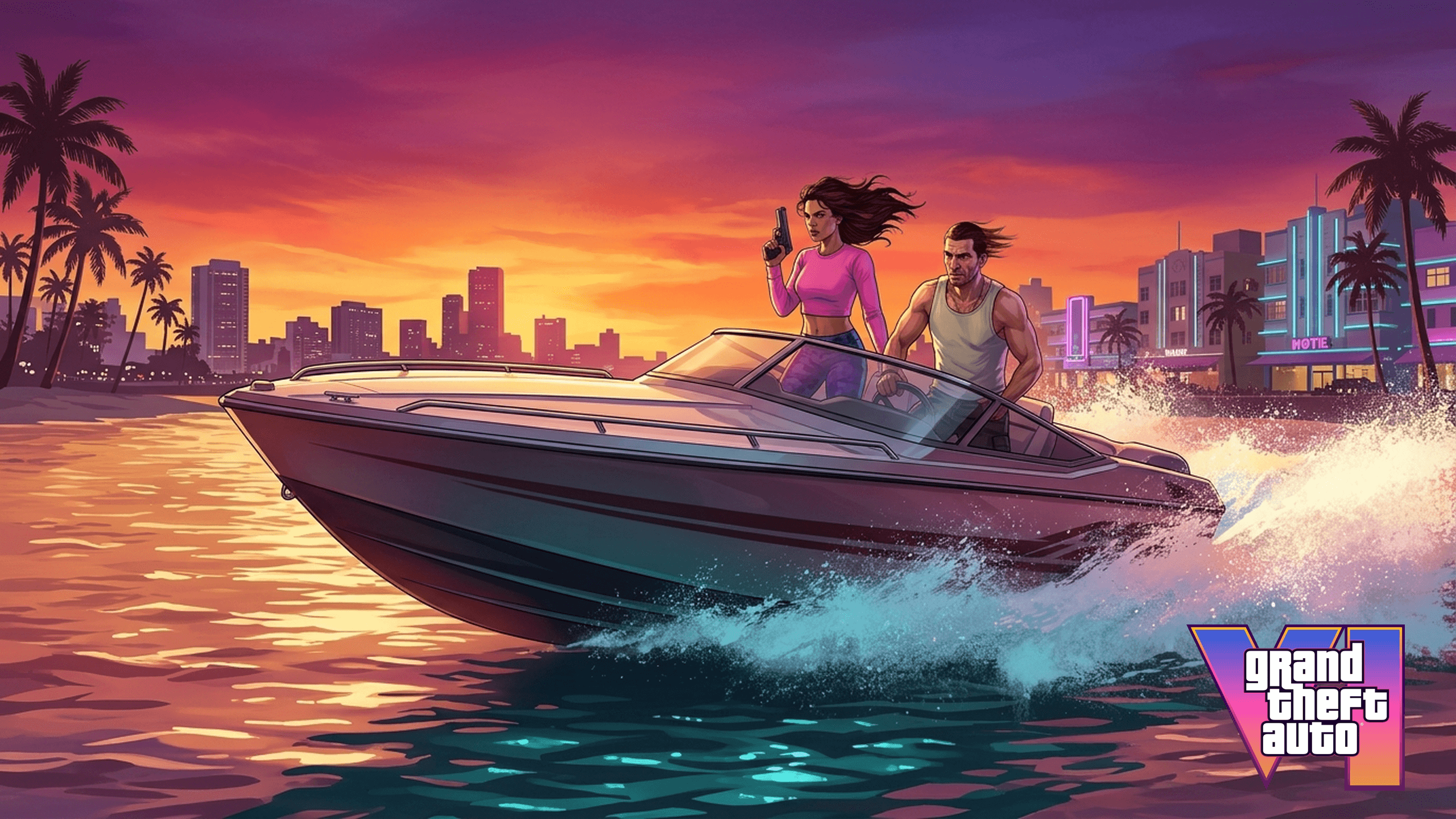 GTA 6 Wallpaper 4K — Desktop