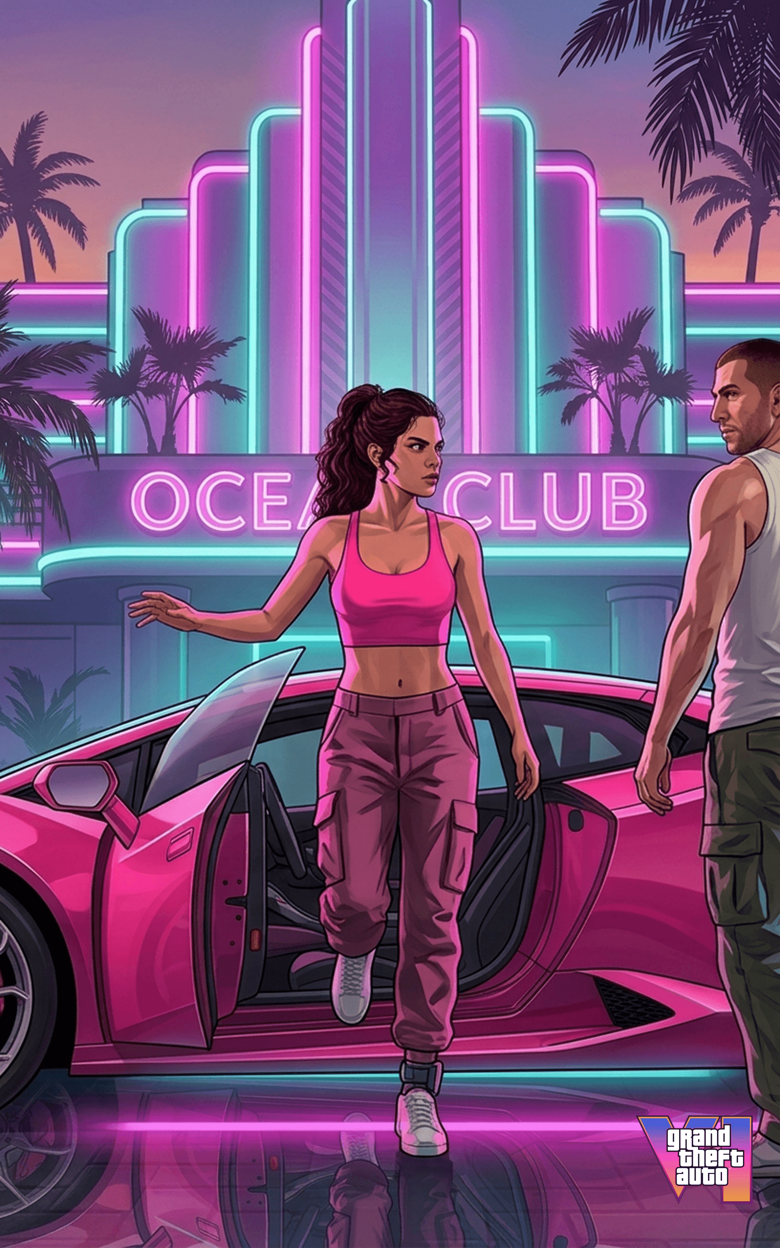 GTA 6 Wallpaper 4K — Tablet