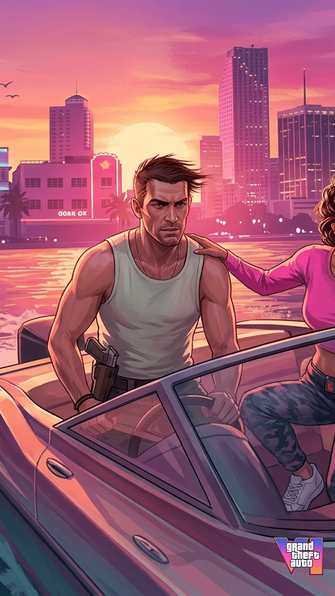GTA VI Phone Wallpaper HD