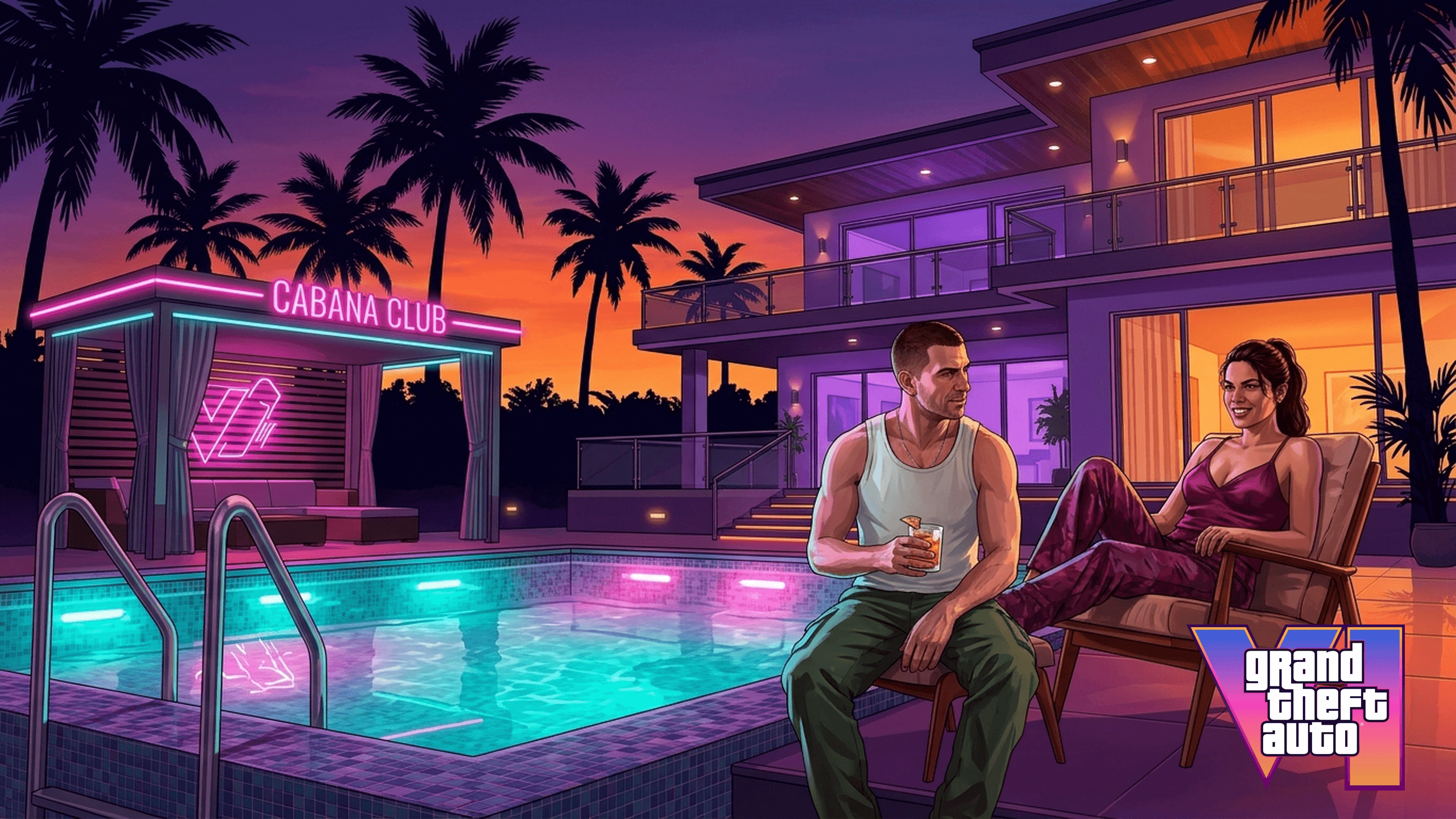 Vice City GTA 6 Desktop Wallpaper 4K