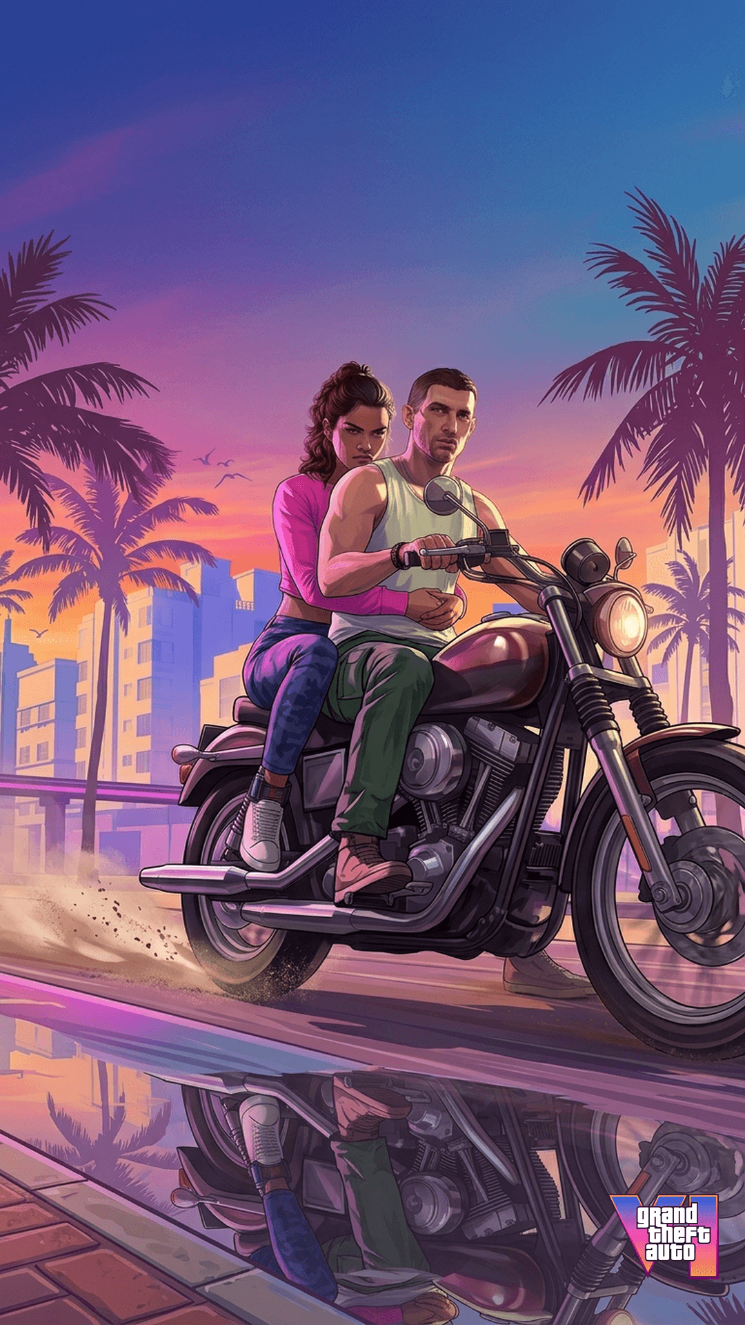 GTA6 4K Phone Wallpaper HD