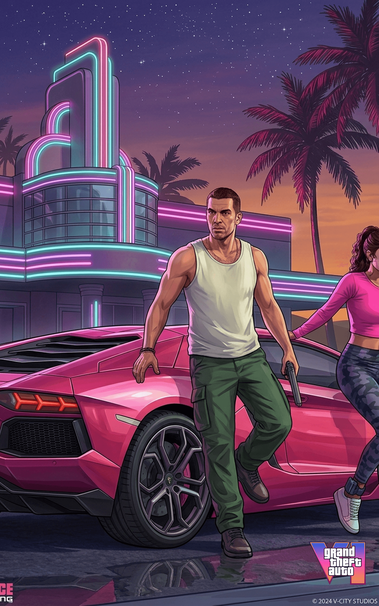 GTA6 4K Tablet Wallpaper HD