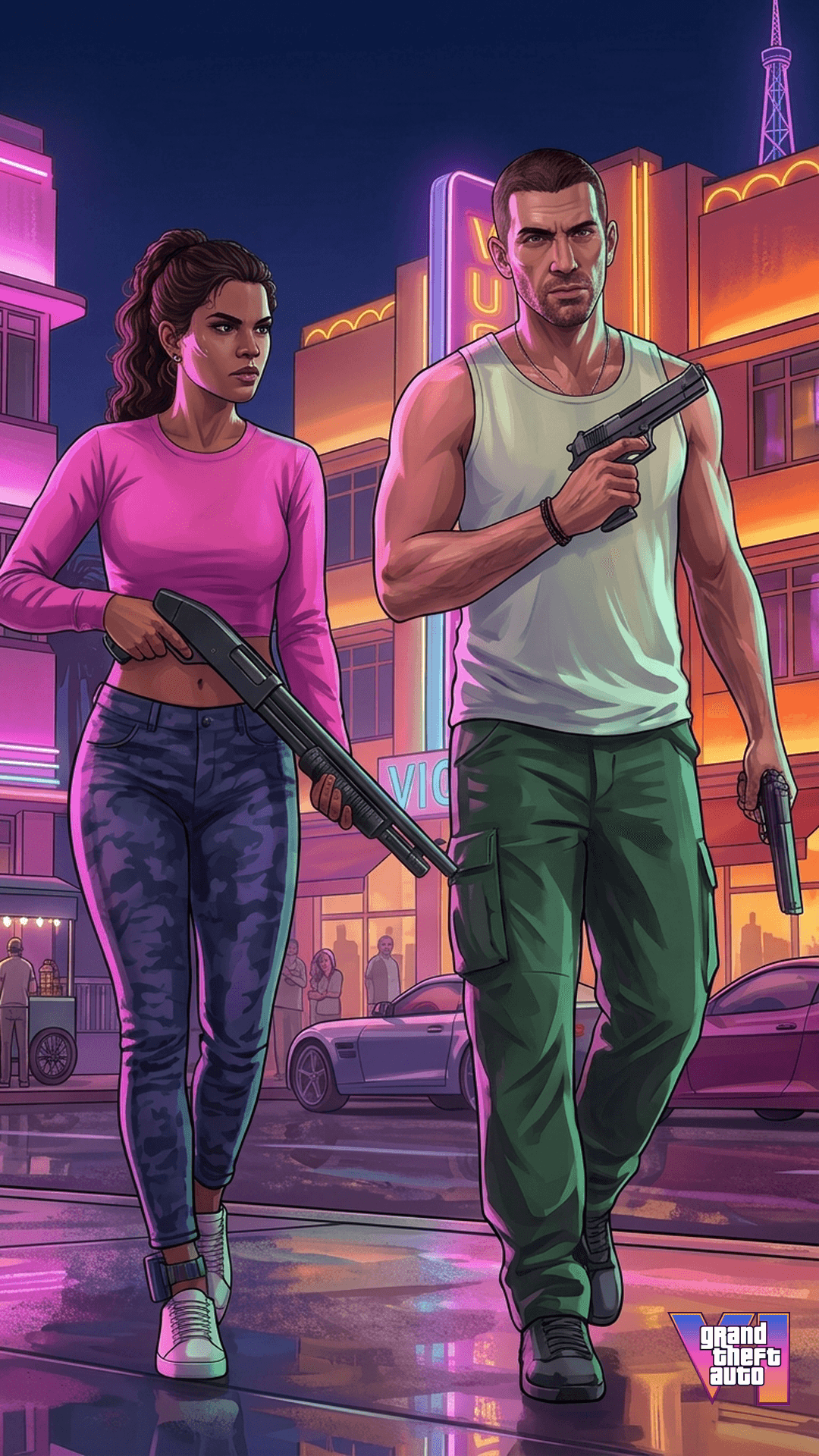 GTA6 Phone Background 4K