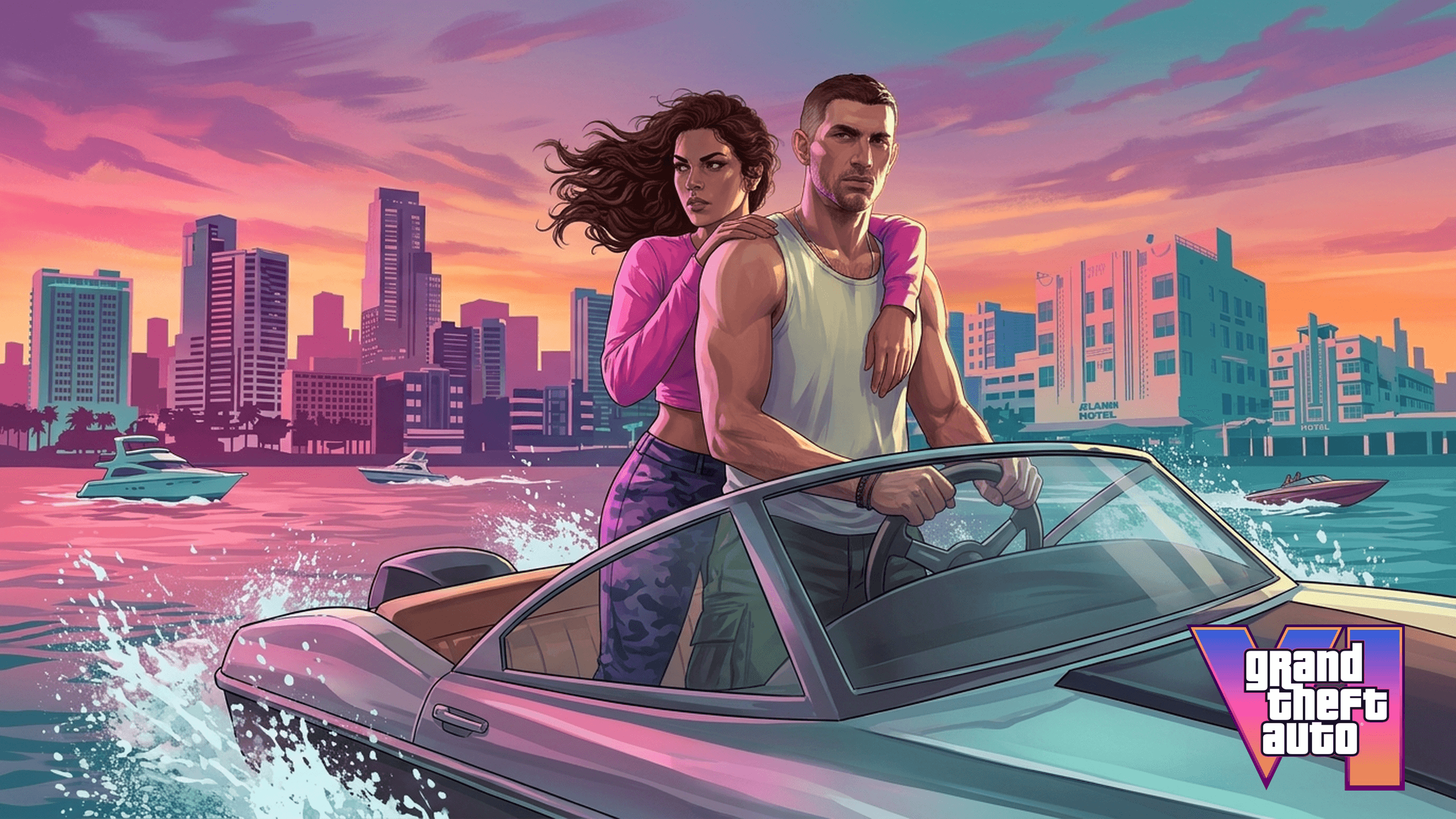 Vice City GTA 6 Desktop Wallpaper 4K